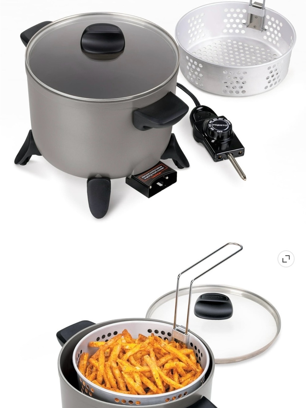 Presto deep fryer - multi cooker